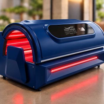 Red Light Therapy with the P6 Capsule at BlueSage Longevity Labs®